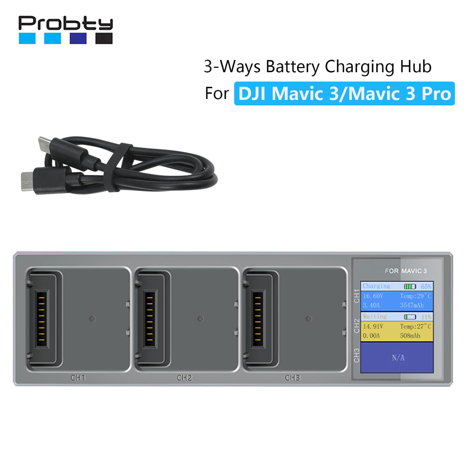 Drone Battery Balance Charger - New 3 In 1 Charging Hub