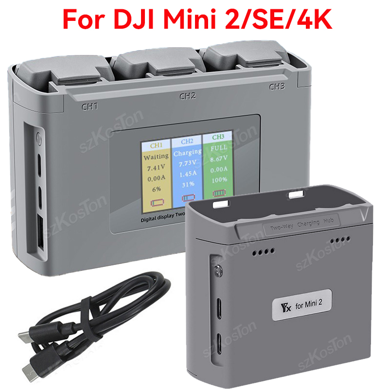 Drone Battery Balance Charger - For DJI Mavic Mini 2/SE Mini