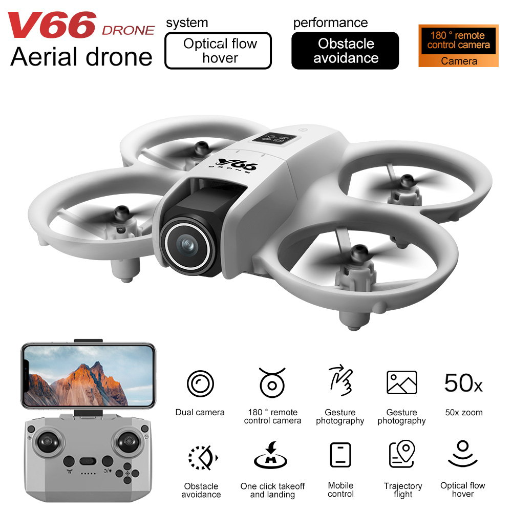 New V66 Mini Drone HD Camera 4 - đánh giá và giá Drone Battery Box