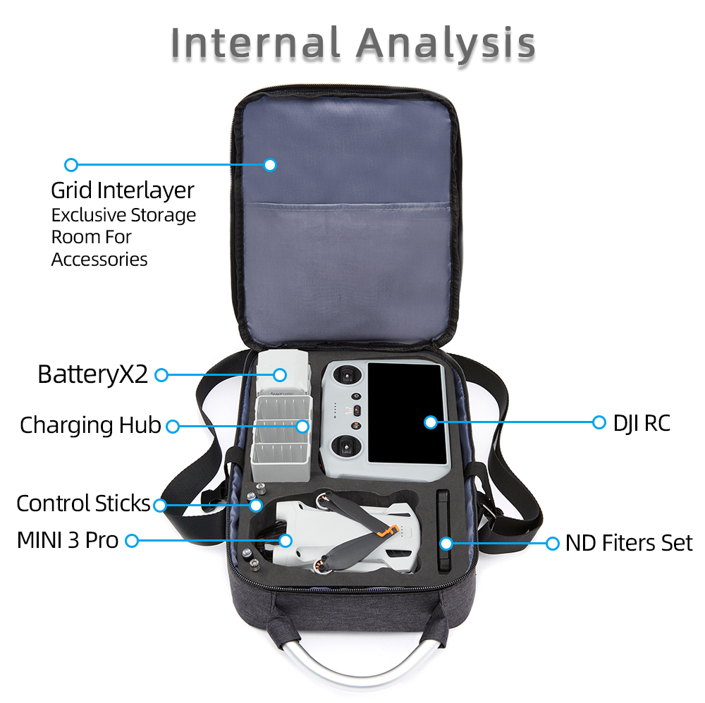 for Mini 3 Storage Box Dron Ha - đánh giá và giá Drone Battery Bag