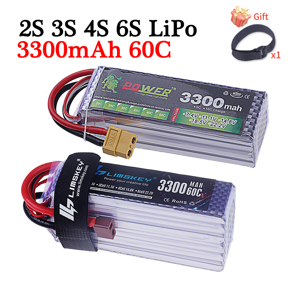 60C Lipo Battery 3300mAh 7.4V  - đánh giá và giá Drone Battery 6S