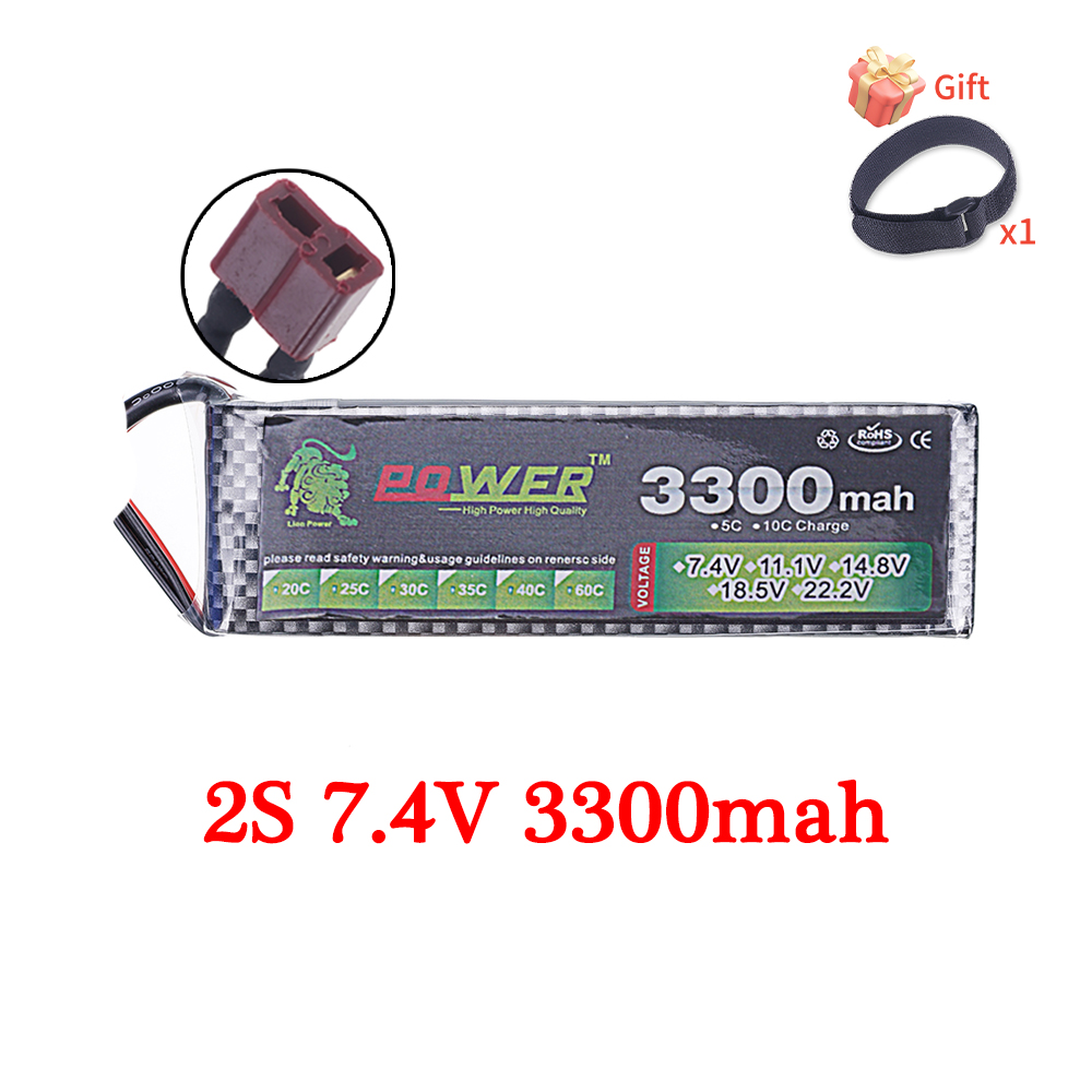 60C Lipo Battery 3300mAh 7.4V  - đánh giá và giá Drone Battery 6S