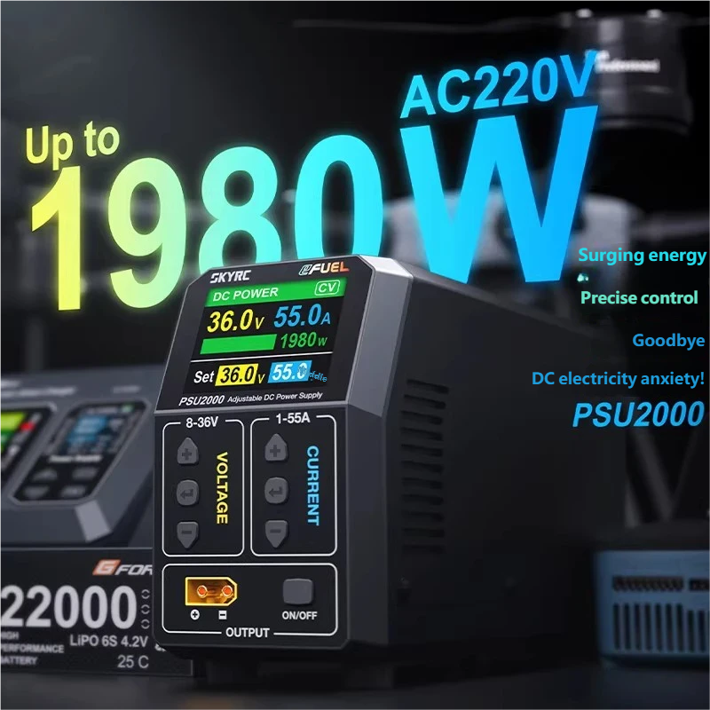 SKYRC PSU2000 1980W Adjustable - đánh giá và giá Drone Battery Charger