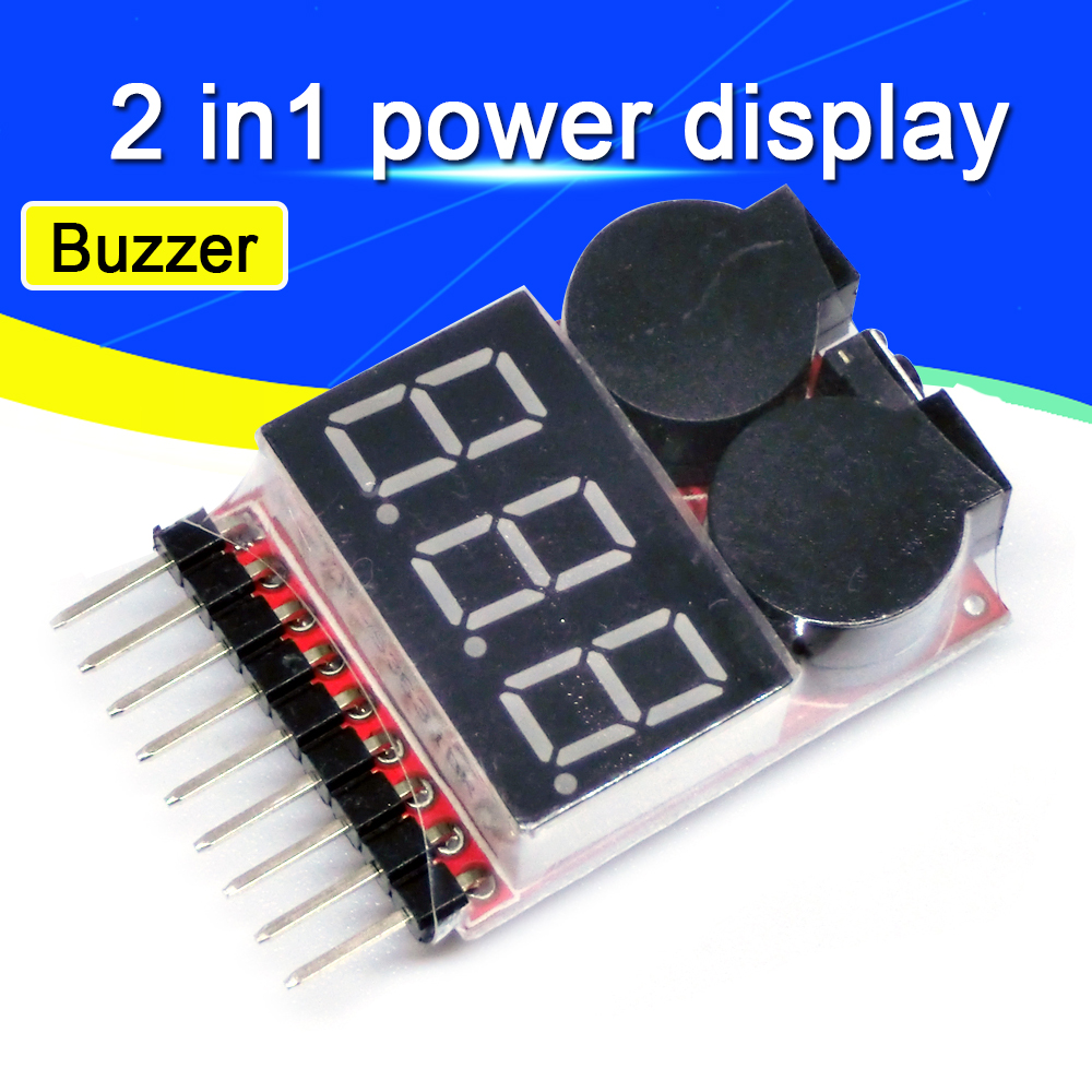 For 1S/2s/3s/4s/5s/6s/7s/8s Lo - đánh giá và giá Drone Battery Alarm