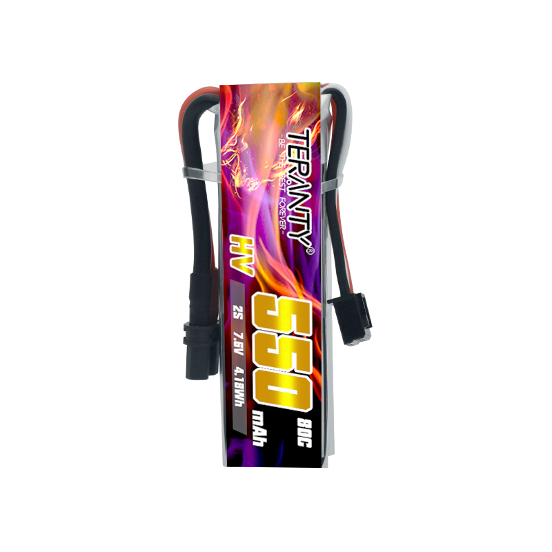 TERANTY 2S 7.6V 550mAh 80C HV  - đánh giá và giá Drone Battery High Voltage