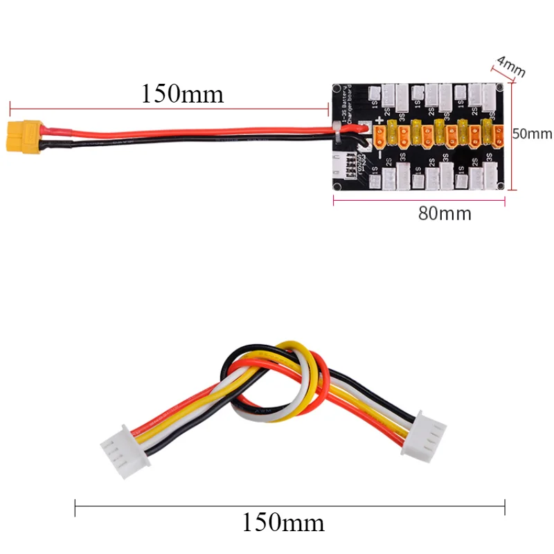 1-5Pcs 1S-3S 20A XT30 Plug Lip - đánh giá và giá Drone Battery Parallel Board