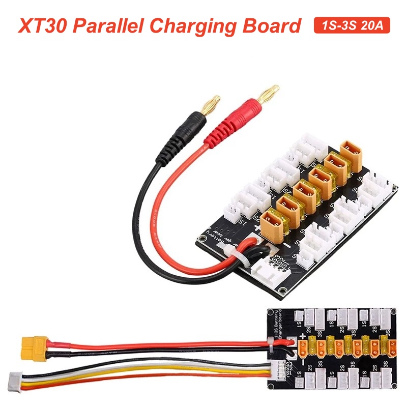 XT30 Plug Lipo Battery Paralle - đánh giá và giá Drone Battery Parallel Board