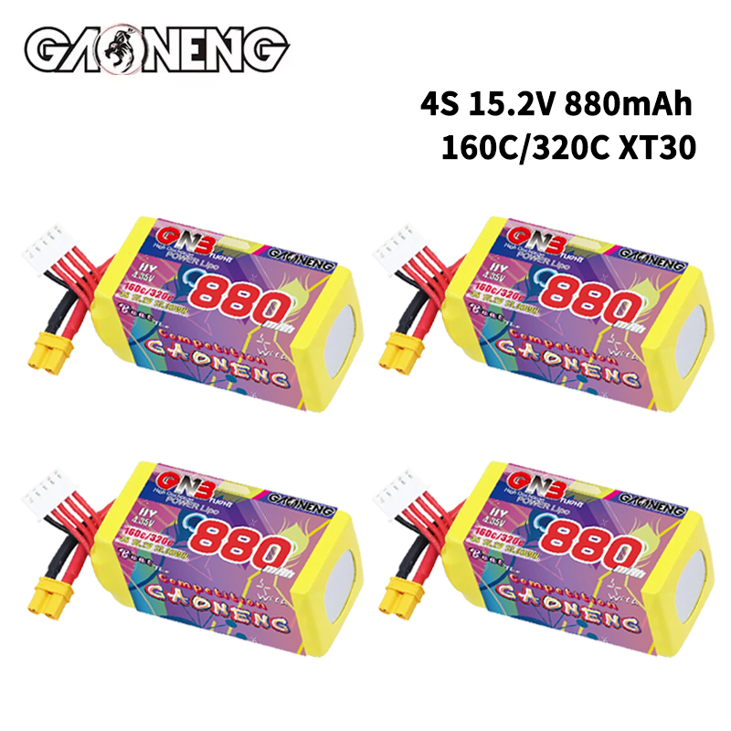 GNB 4S 880mAh 15.2V 160C/320C  - đánh giá và giá Drone Battery 4S