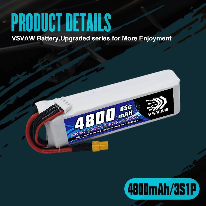 VSVAW 3S Lipo Battery for FPV  - đánh giá và giá Drone Battery Plate