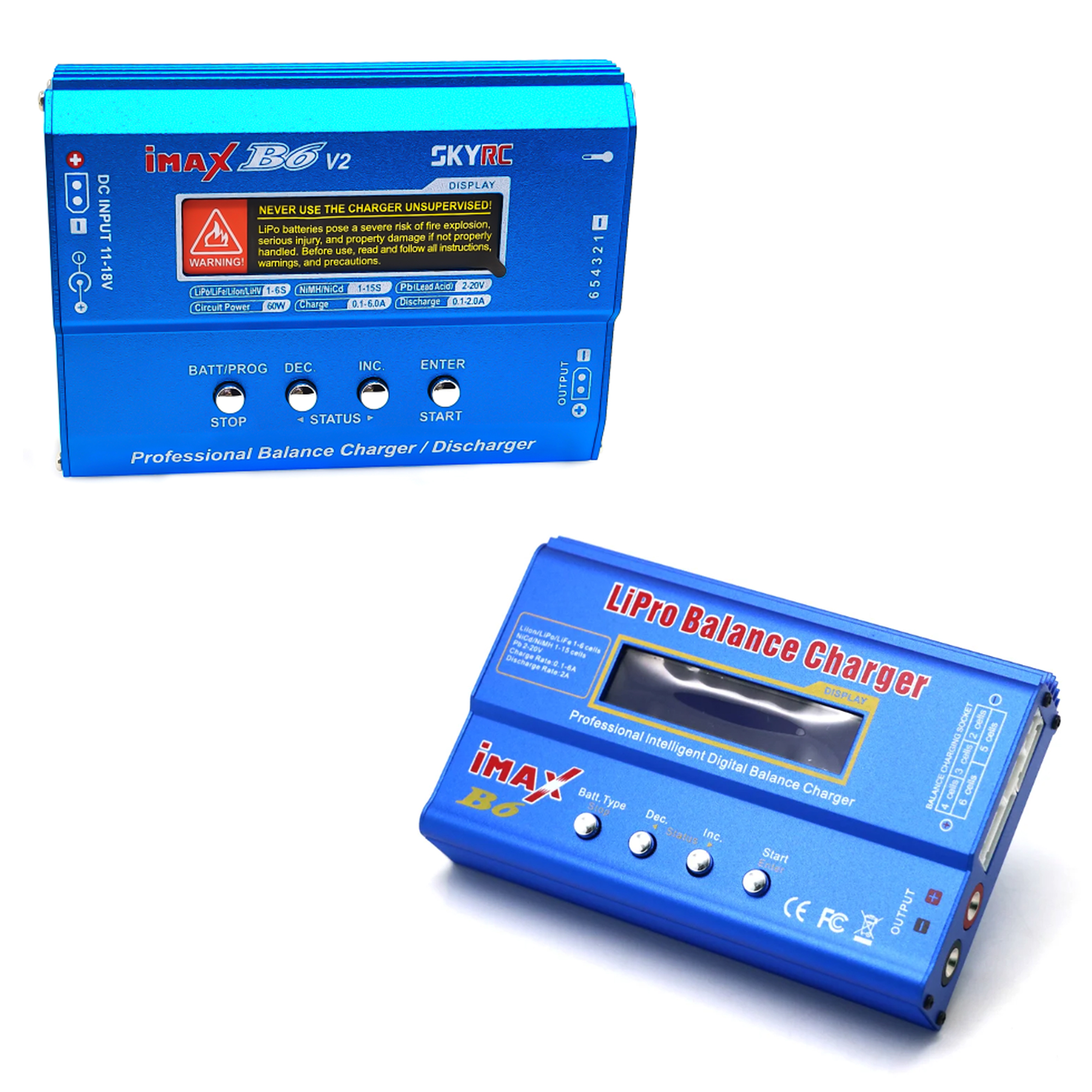 IMAX B6 / B6AC 80W T/XT60plug  - đánh giá và giá Drone Battery Balance Charger