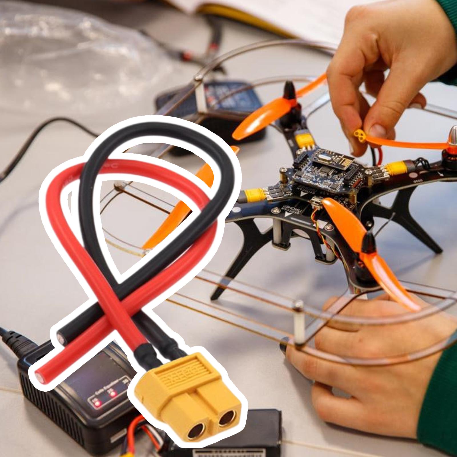 XT60 Male/Female Extension Cab - đánh giá và giá Drone Battery Connector