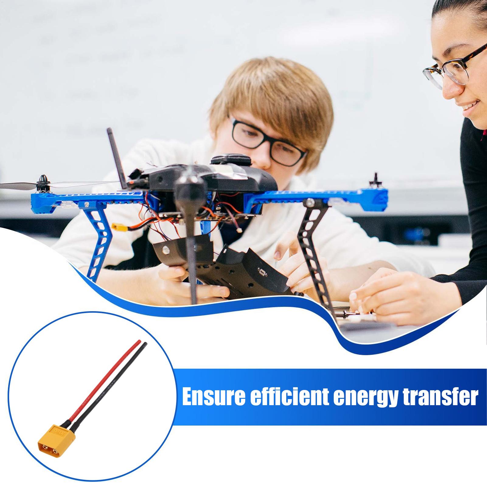 XT60 Male/Female Extension Cab - đánh giá và giá Drone Battery Connector