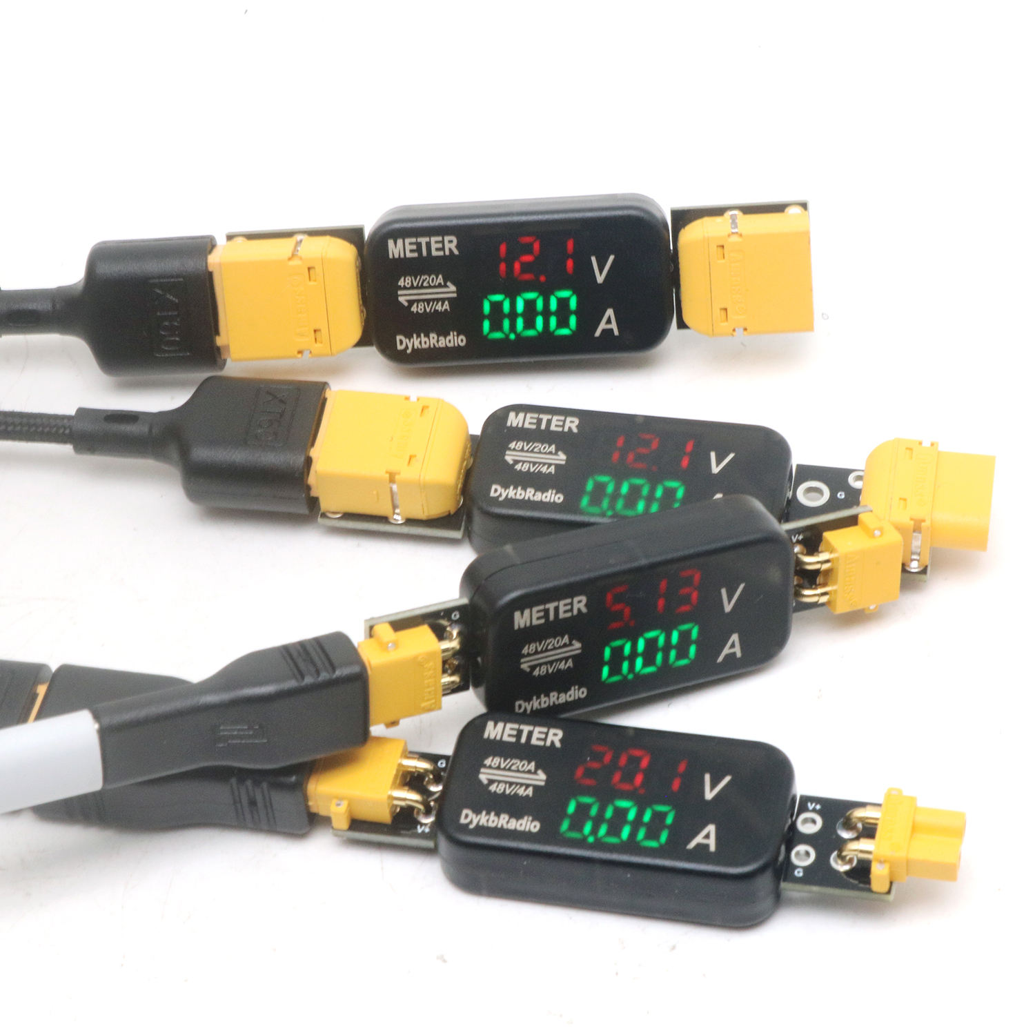 XT30/XT60 20A/4A DC Voltage Cu - đánh giá và giá Drone Battery Voltage Checker