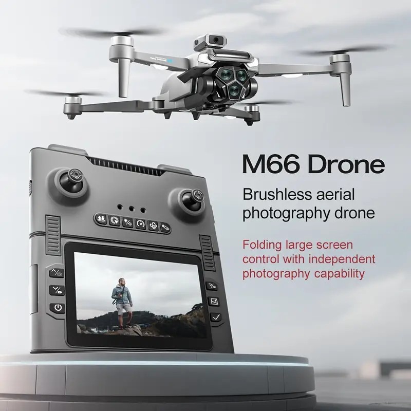 New M66 Triple Battery Brushle - đánh giá và giá Drone Battery Smart