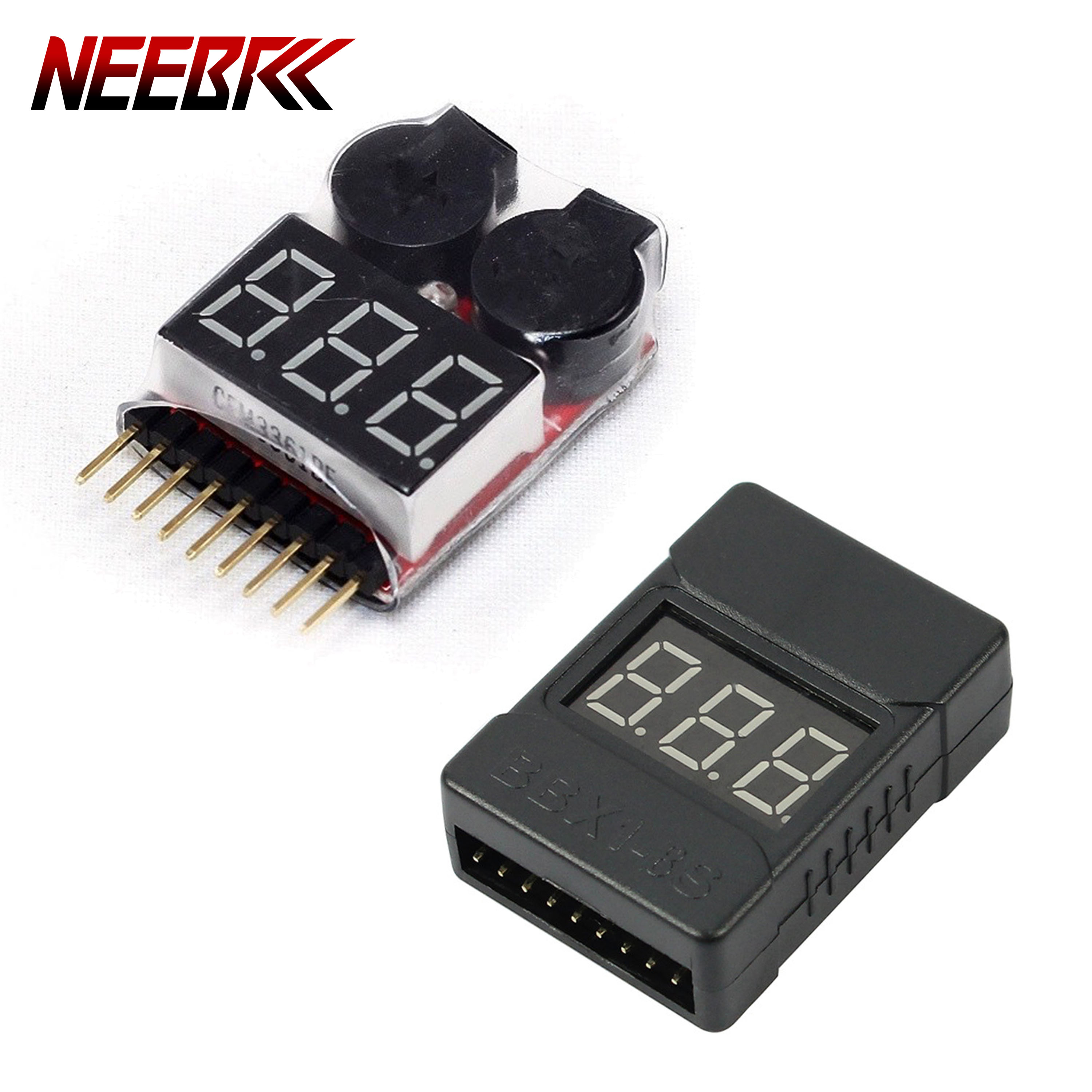 BX100 1-8S 2 in 1 Battery Volt - đánh giá và giá Drone Battery Voltage Checker