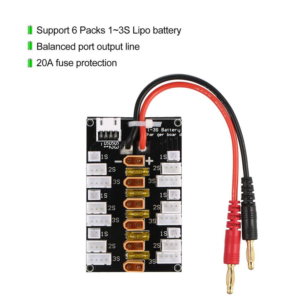 1S-3S 20A XT30 Plug Lipo Batte - đánh giá và giá Drone Battery Parallel Board