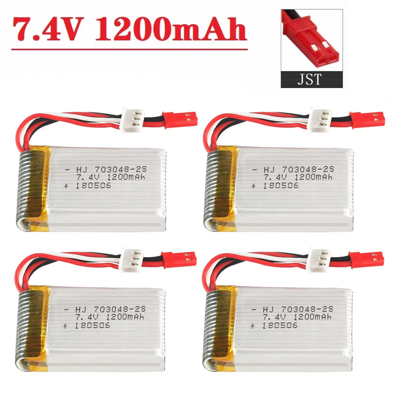 Lipo Battery 2S 7.4V 1200mAh 7 - đánh giá và giá Drone Battery Connector