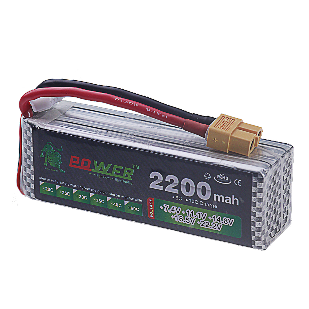 14.8V 2200mah Li-polyme Batter - đánh giá và giá Drone Battery 4S