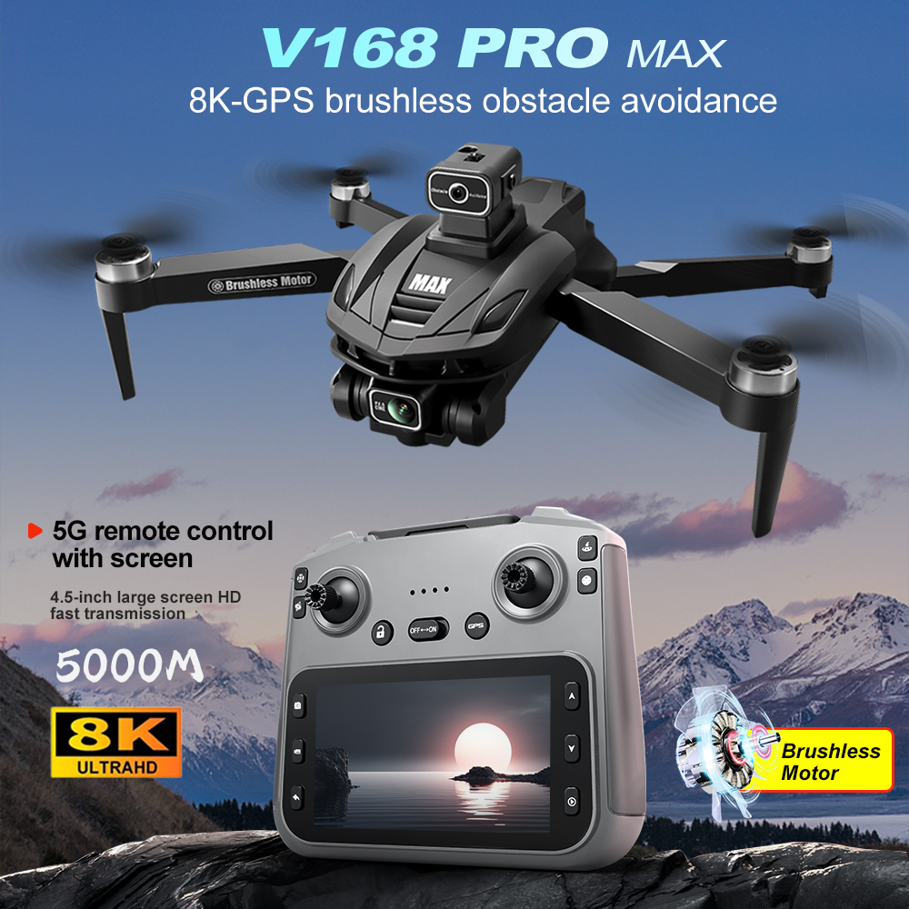 V168 PRO Max GPS Drone 8K Prof - đánh giá và giá Drone Battery Box