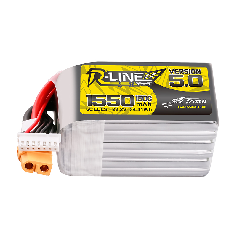 TATTU-R-LINE 5.0 22.2V 1550mAh - đánh giá và giá Drone Battery 6S