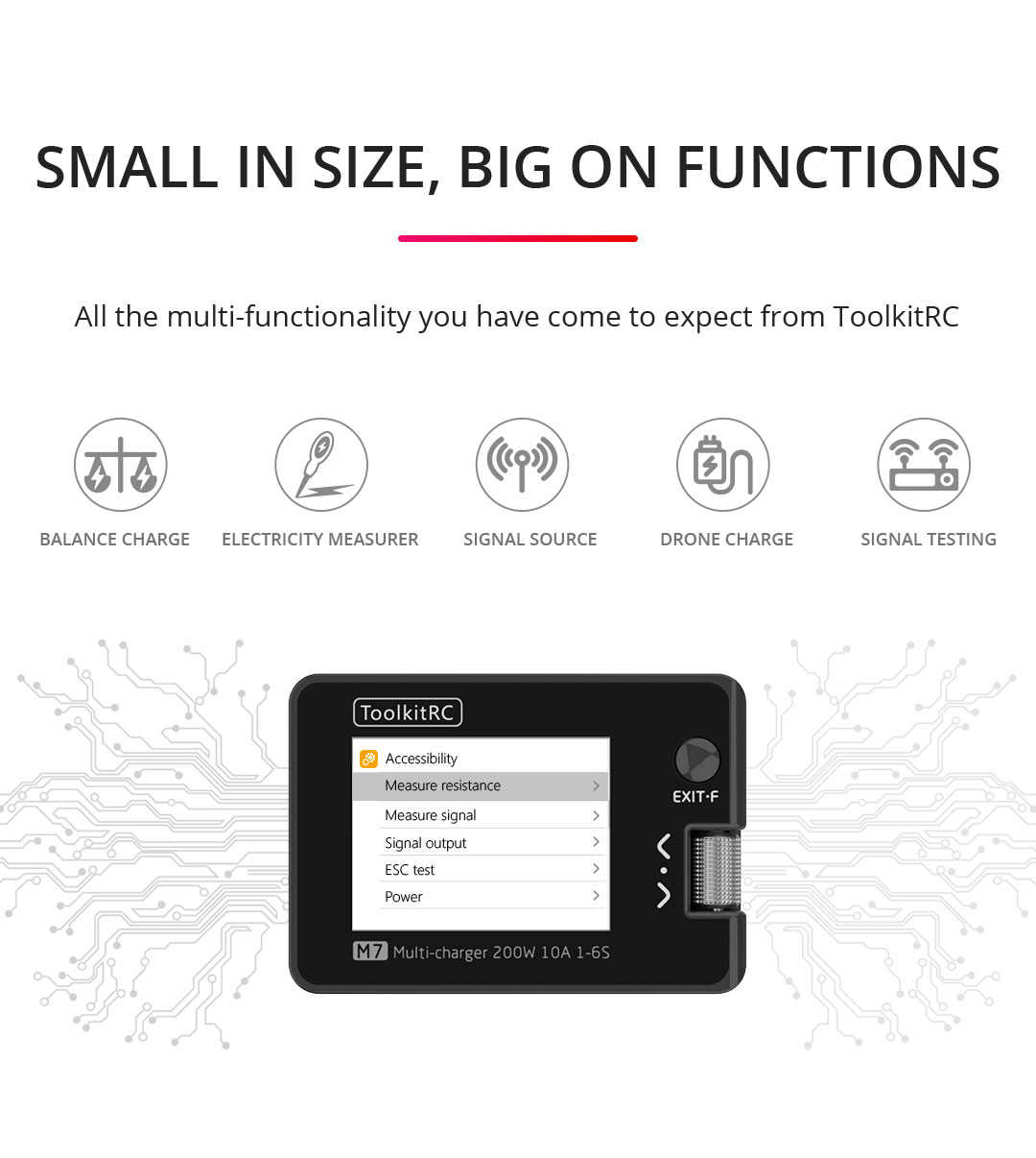 ToolkitRC M7 200W 10A Balance  - đánh giá và giá Drone Battery Voltage Checker
