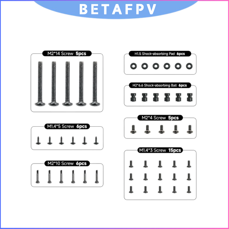 BETAFPV Drone Screw Pack Assor - đánh giá và giá Drone Battery Bag