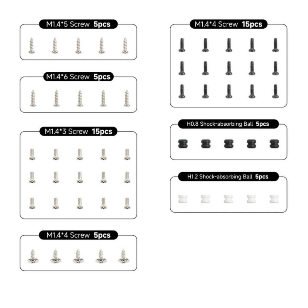 BETAFPV Drone Screw Pack Assor - đánh giá và giá Drone Battery Bag
