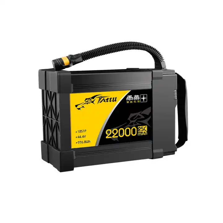 TATTU 22000mAh 44.4V 12s smart - đánh giá và giá Drone Battery Smart