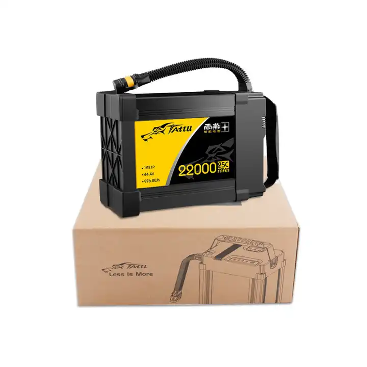 TATTU 22000mAh 44.4V 12s smart - đánh giá và giá Drone Battery Smart