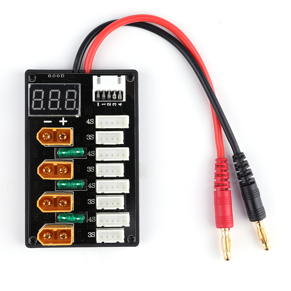 XT60 Plug 3S 4S Lipo Battery P - đánh giá và giá Drone Battery Parallel Board