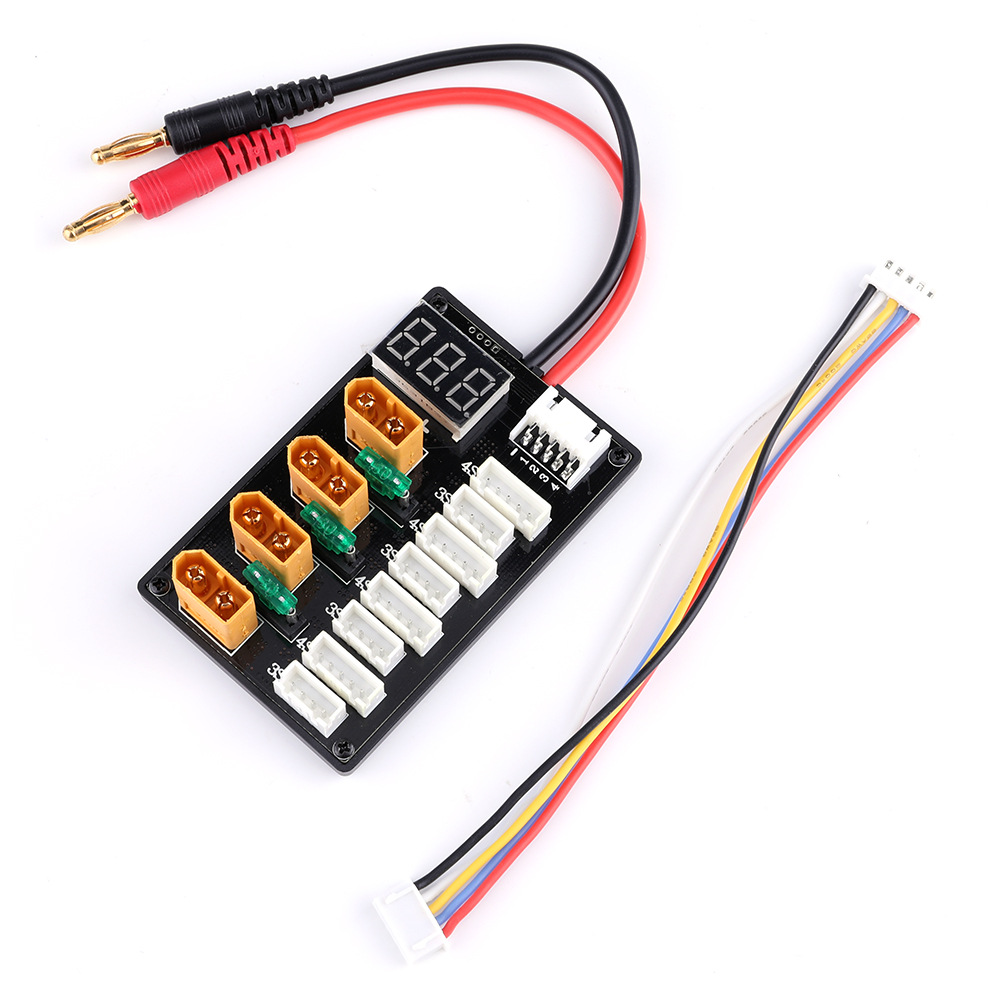 XT60 Plug 3S 4S Lipo Battery P - đánh giá và giá Drone Battery Parallel Board