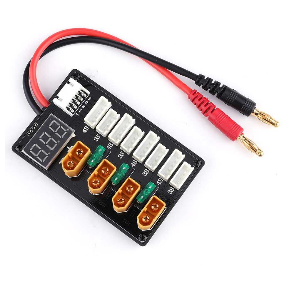 XT60 Plug 3S 4S Lipo Battery P - đánh giá và giá Drone Battery Parallel Board