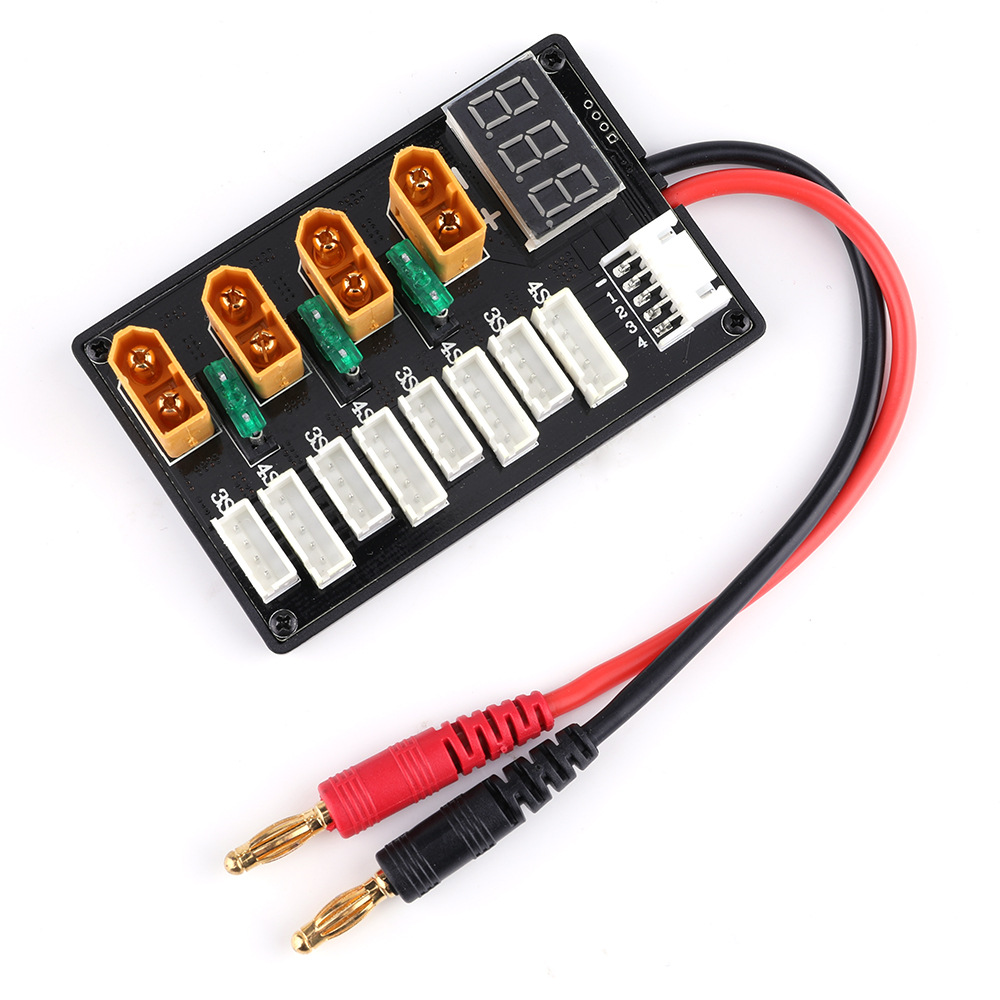 XT60 Plug 3S 4S Lipo Battery P - đánh giá và giá Drone Battery Parallel Board