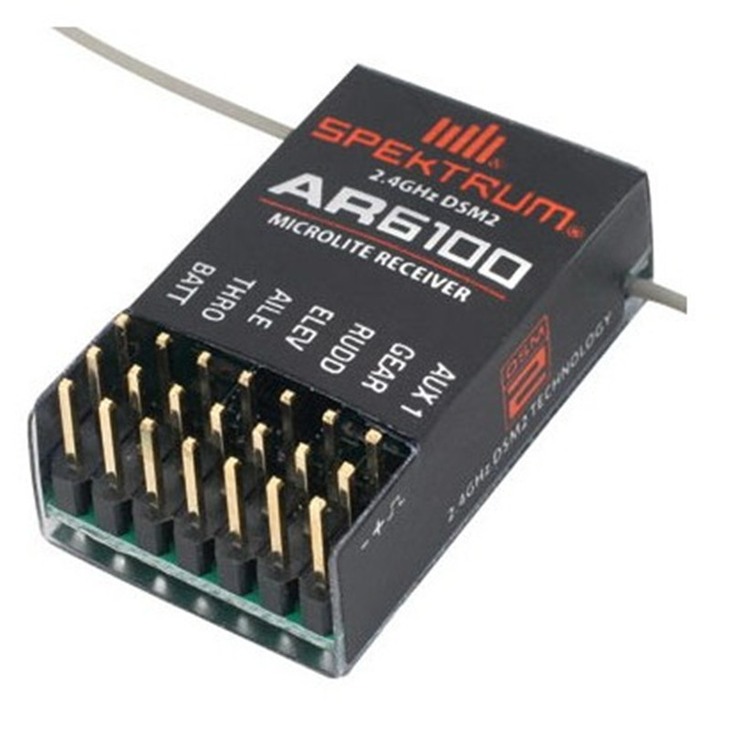 AR6100 DSM2 6CH 2.4GHz Receive - đánh giá và giá Drone Battery Connector