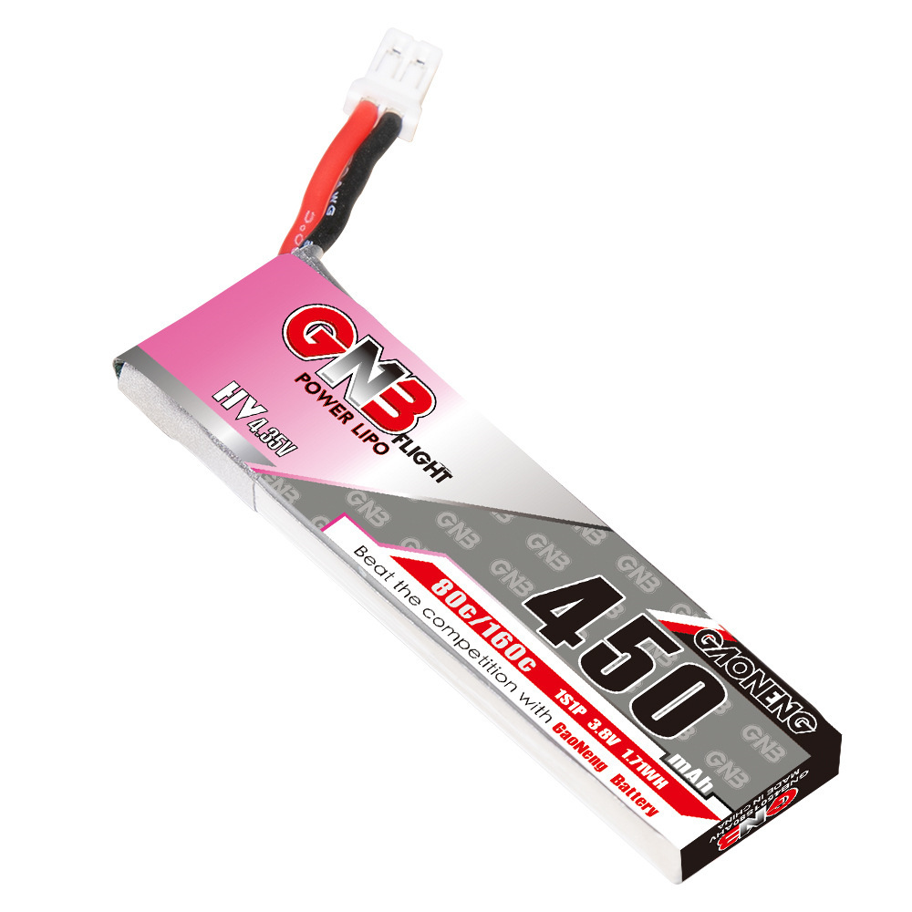 GNB HV 1S 3.8V 450mAh 80C/160C - đánh giá và giá Drone Battery Lipo