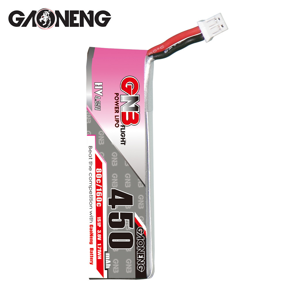 GNB HV 1S 3.8V 450mAh 80C/160C - đánh giá và giá Drone Battery Lipo