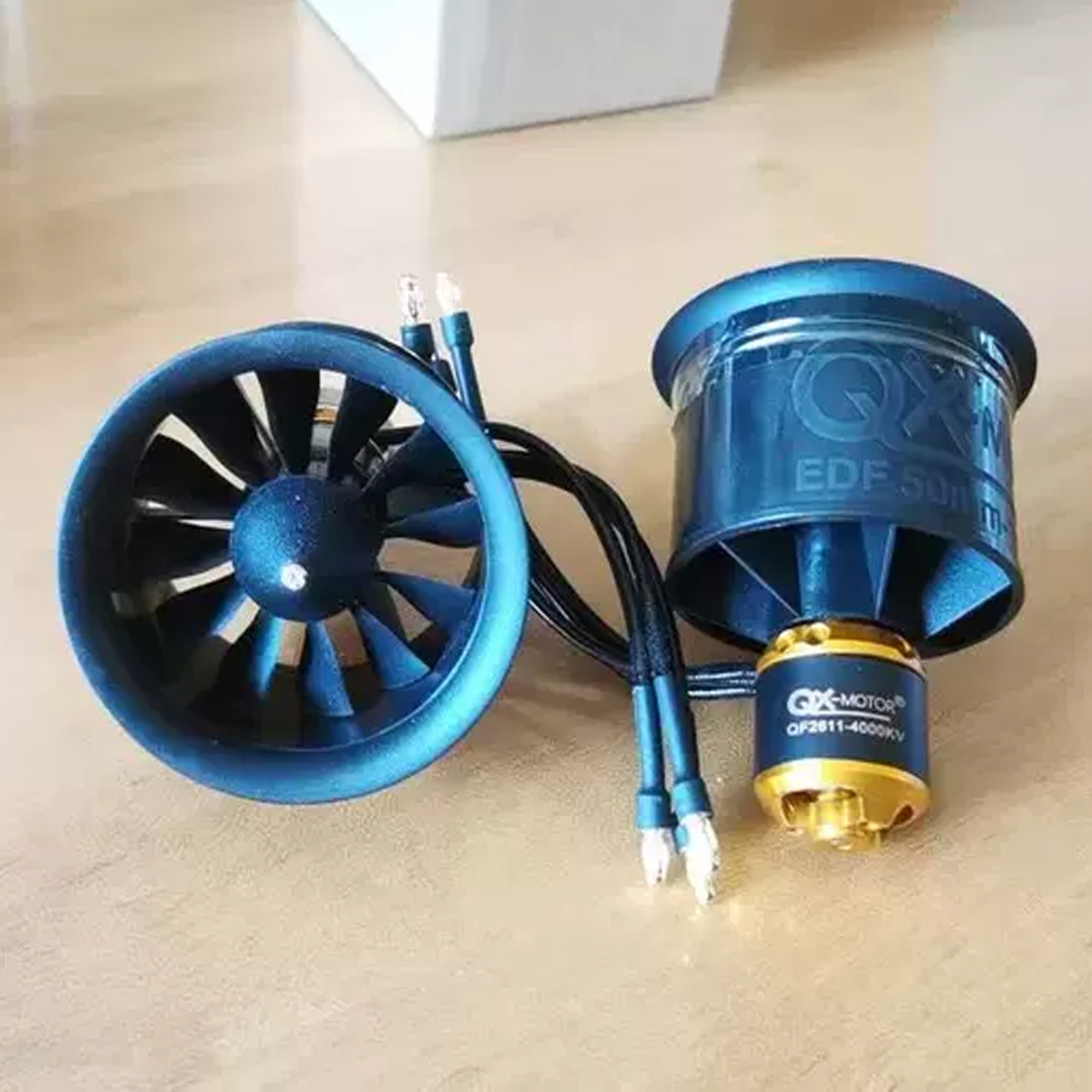 QX-MOTOR EDF 50mm QF2611 3S-4S - đánh giá và giá Drone Battery 4S