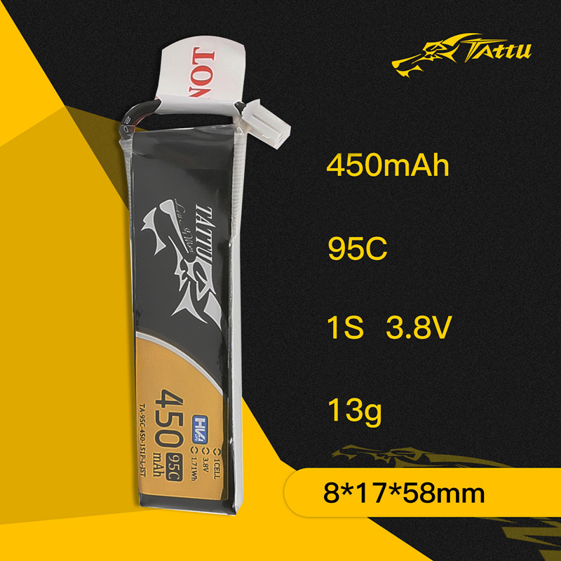 3Pcs NEW TATTU 450/500/550mAh  - đánh giá và giá Drone Battery Lipo