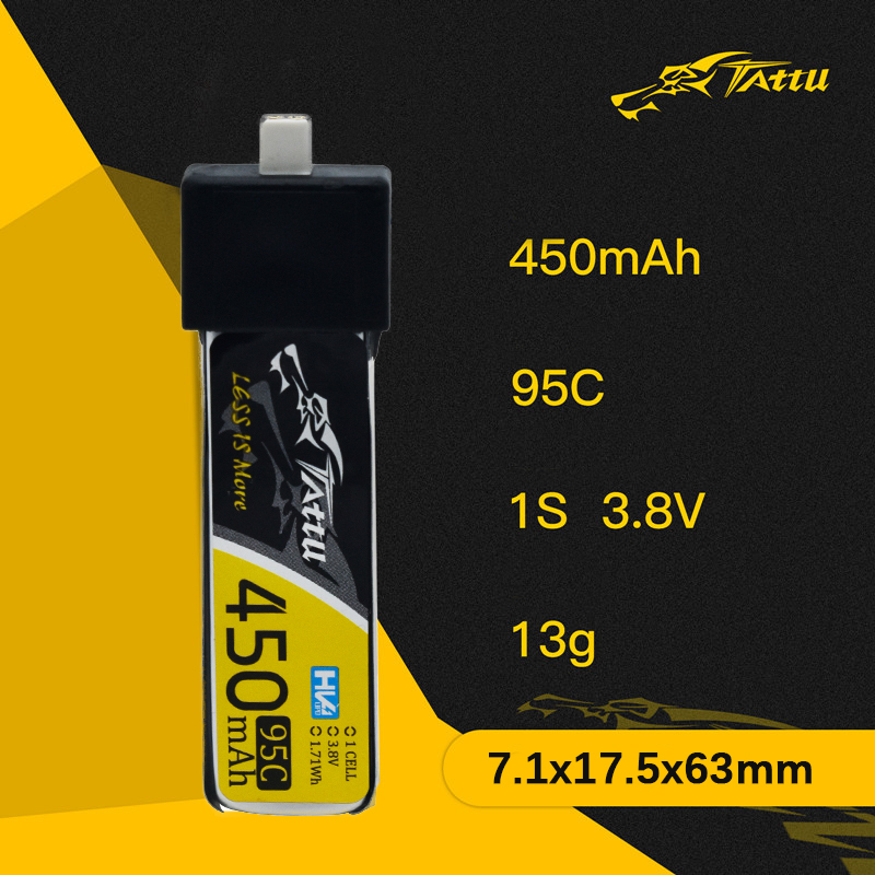 3Pcs NEW TATTU 450/500/550mAh  - đánh giá và giá Drone Battery Lipo