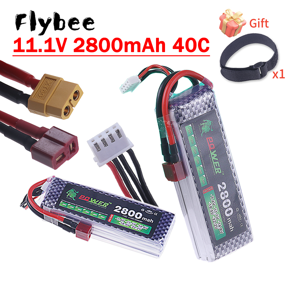 2800mAh 3S 11.1V 40C FPV Drone - đánh giá và giá Drone Battery 3S