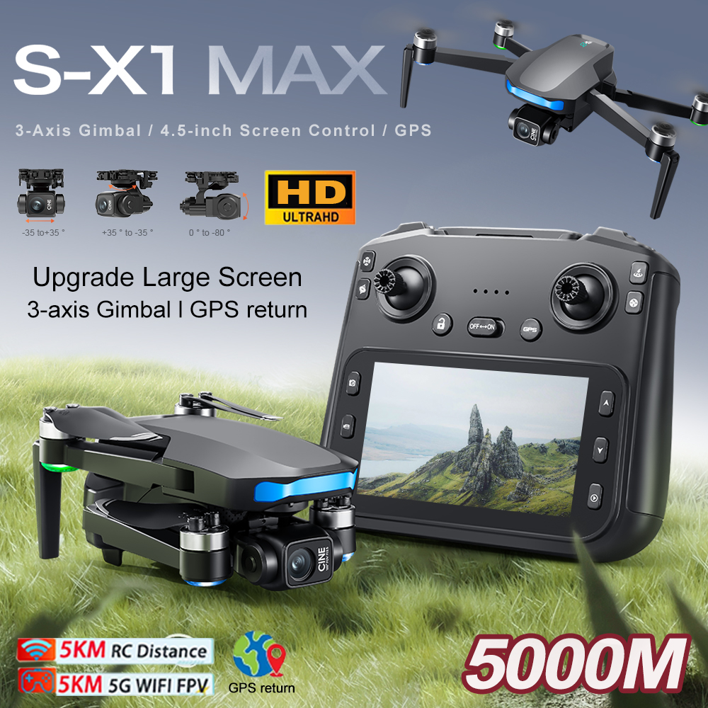 New S-X1 MAX Drone GPS 8K Prof - đánh giá và giá Drone Battery Box