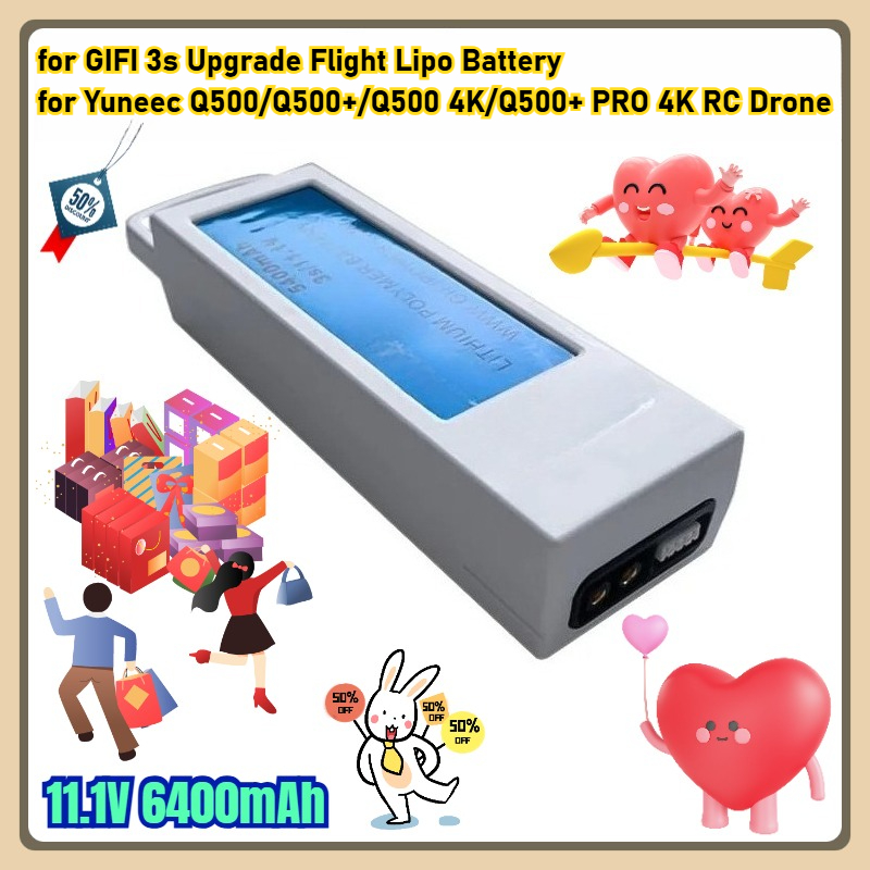 11.1V 6400mAh for GIFI 3s Upgr - đánh giá và giá Drone Battery 3S