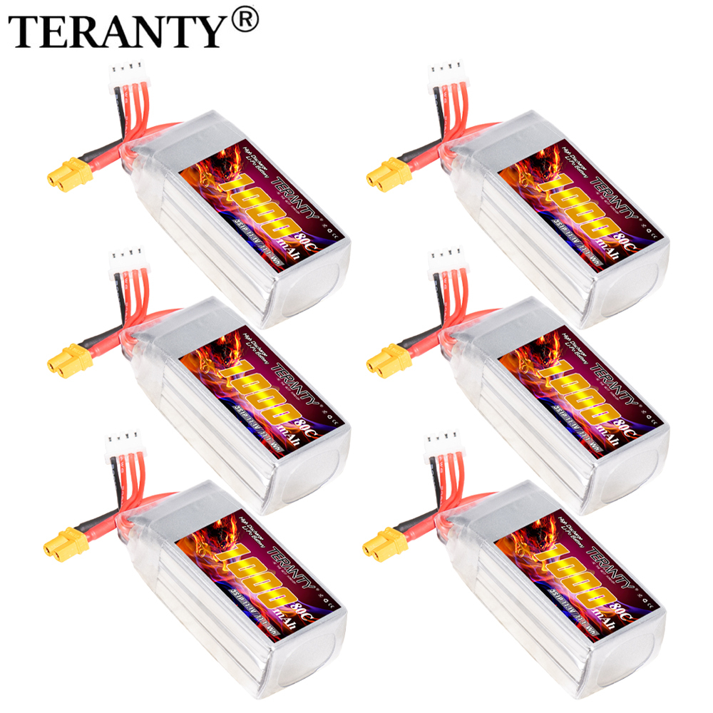 TERANTY 3S 11.1V 80C/160C 1000 - đánh giá và giá Drone Battery 3S