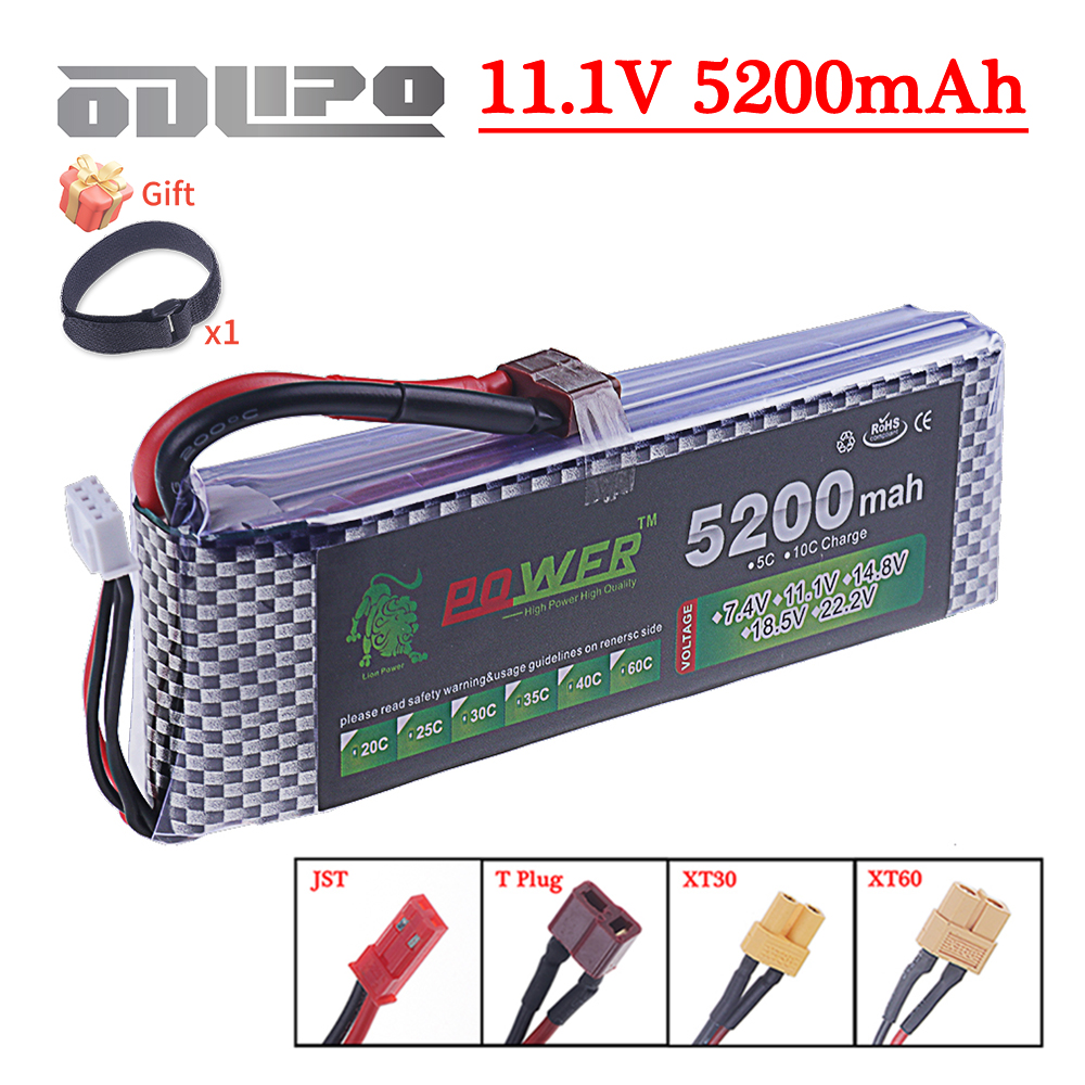 3S Lipo Battery 11.1V 5200mah  - đánh giá và giá Drone Battery 3S